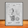 1897 Henry Ford Carburetor Patent Print - Unframed