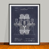 1898 Tesla Electric Circuit Controller Patent Print - UNFRAMED