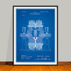 1898 Tesla Electric Circuit Controller Patent Print - UNFRAMED