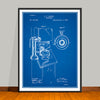 1898 Ahearn Telephone Patent Print - Unframed