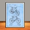 1898 Murphy Bicycle Patent Print - Unframed