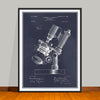 1899 Bausch Microscope Patent Print - UNFRAMED