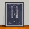 1899 Hypodermic Syringe Patent Print - UNFRAMED