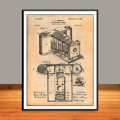 1899 Photographic Camera Patent Print - UNFRAMED