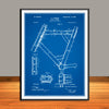 1899 Bicycle Frame Patent Print - Unframed