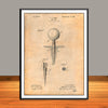 1899 G.F. Grant Golf Tee Patent Print - Unframed