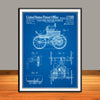 1900 Electric Motor Vehicle Patent Print - Unframed