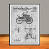 1900 Electric Motor Vehicle Patent Print - Unframed