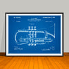 1901 Cornet Patent Print - Unframed