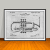 1901 Cornet Patent Print - Unframed