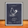 1902 Eye Protection For Chickens Patent Print - Unframed