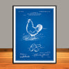 1902 Eye Protection For Chickens Patent Print - Unframed