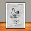 1902 Eye Protection For Chickens Patent Print - Unframed