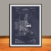 1902 Projecting Kinetoscope Patent Print - Unframed