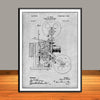 1902 Projecting Kinetoscope Patent Print - Unframed