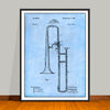 1902 Slide Trombone Patent Print - UNFRAMED