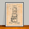 1902 G. A. Long Pay Telephone Patent Print - Unframed