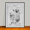 1902 Liquid Strainer and Mixer Patent Print - Unframed