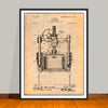 1902 Wine Press Patent Print - Unframed