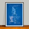 1904 Portable Microscope Patent Print - UNFRAMED