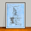 1904 Portable Microscope Patent Print - UNFRAMED