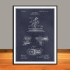 1904 Riding Gallery Patent Print - Unframed