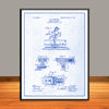 1904 Riding Gallery Patent Print - Unframed