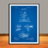 1904 Riding Gallery Patent Print - Unframed