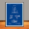 1904 Riding Gallery Patent Print - Unframed