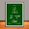1904 Riding Gallery Patent Print - Unframed