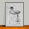 1904 Duck Hunting Decoy Patent Print - Unframed