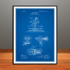 1904 Riding Gallery Patent Print - Unframed