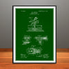 1904 Riding Gallery Patent Print - Unframed