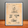 1904 Riding Gallery Patent Print - Unframed