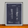 1904 Rowland Folding Hunting Knife Patent Print - Unframed