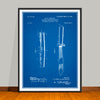 1904 Rowland Folding Hunting Knife Patent Print - Unframed
