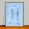 1904 Rowland Folding Hunting Knife Patent Print - Unframed