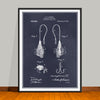 1905 Artificial Fly Fish Hook Patent Print - UNFRAMED