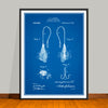 1905 Artificial Fly Fish Hook Patent Print - UNFRAMED