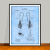1905 Artificial Fly Fish Hook Patent Print - UNFRAMED