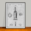 1905 Wine Bottle Patent Print - Unframed