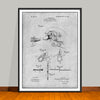 1906 Double Cigar Cutter Patent Print - UNFRAMED