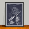 1906 Fly Fishing Reel Patent Print - UNFRAMED