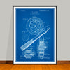 1906 Fly Fishing Reel Patent Print - UNFRAMED