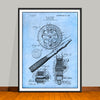 1906 Fly Fishing Reel Patent Print - UNFRAMED