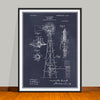 1906 Cassell Windmill Patent Print - Unframed
