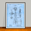 1906 Cassell Windmill Patent Print - Unframed