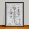 1906 Cassell Windmill Patent Print - Unframed