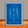 1906 Water Color Brush Patent Print - Unframed