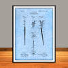 1906 Water Color Brush Patent Print - Unframed